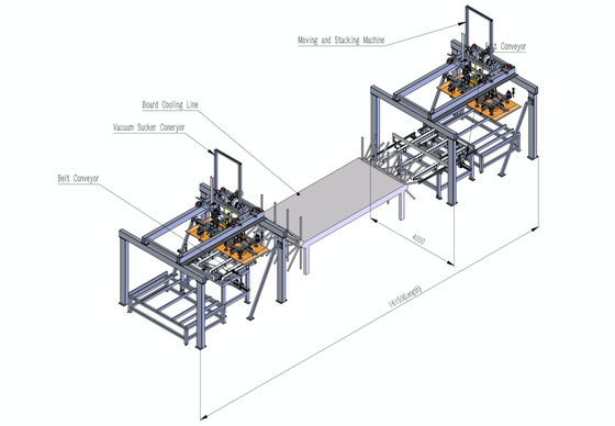 kopen Kunstmatige korte cyclus pers automatische lijn deeltjesbord warm persmachine 15 kW online manufacture