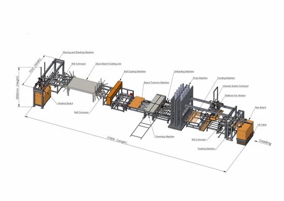 kwaliteit  MDF Boards HDF Boards Laminate Hot Press Machine For Plywood 1600 Ton fabriek