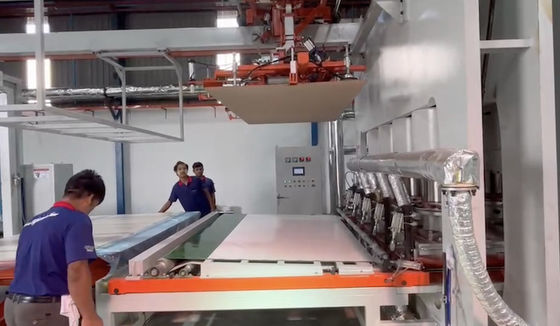 kopen 1200T Laminatie van chipboard korte cyclus Laminatie van warm geperst papier vloer online manufacture