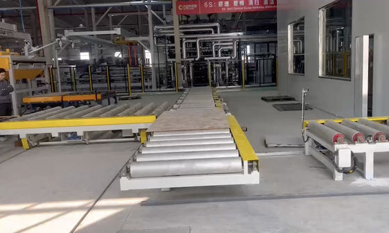 MDF kunstmatig plaat kort cyclus laminatie pers warm pers foto laminatie machine