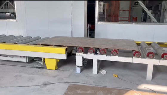 1600 ton Mdf Warmpressen Korte cyclus Presslijn Vloeroppervlak 17 m